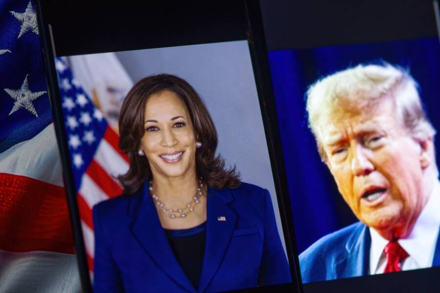 Harris and Trump