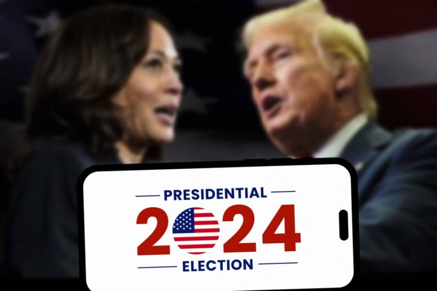 Harris and Trump's 'Awkward' Moments During Debate Commercial Breaks